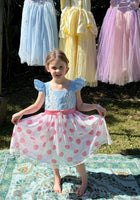 Load image into Gallery viewer, Little Bo Peep Inspired Dress Costume with Headband - Fox Baby &amp; Co
