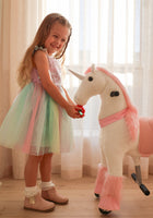 Load image into Gallery viewer, Rainbow Butterfly Unicorn Princess Dress - Fox Baby &amp; Co
