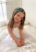 Load image into Gallery viewer, Little Girls Christmas Sparkle Tulle Dress (pre order) - Fox Baby &amp; Co
