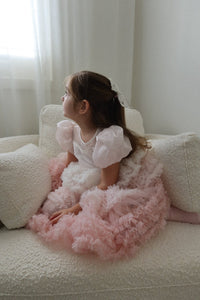 Kid little girl Fairytale Birthday Tulle Dress - Pink - Fox Baby & Co