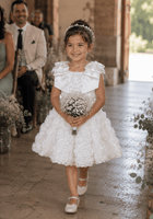 Load image into Gallery viewer, Ophelia Bloom Flower Girl Dress - White
