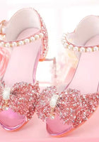 Load image into Gallery viewer, Pink Little Girls High Heel Princess Birthday Girl Shoe pre order) - Fox Baby &amp; Co

