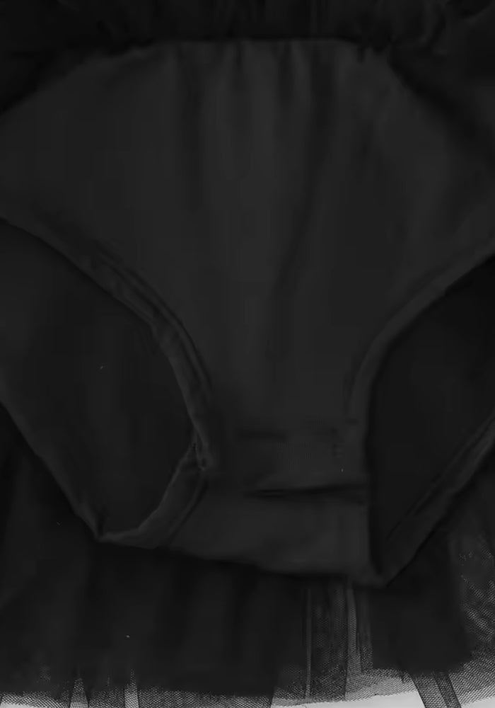 Luxe Ballerina Sparkle Tulle Tutu Leotard - Black - Fox Baby & Co