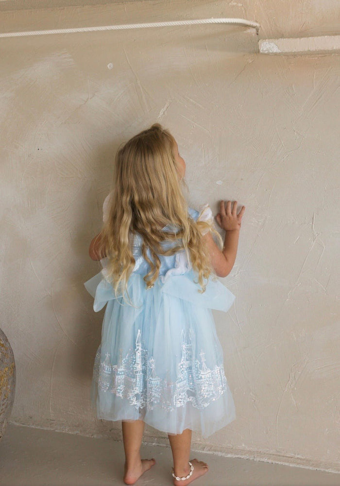 Cinderella Enchanted Castle Luxe Dress & Matching Gloves - Fox Baby & Co