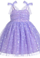 Load image into Gallery viewer, Birthday Tulle Frill Dress - Purple Hearts
