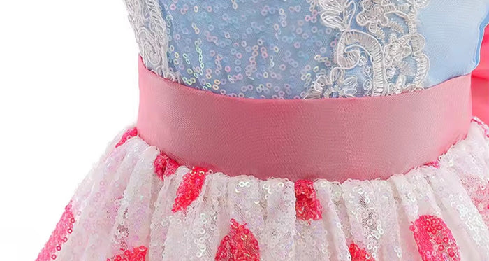 Little Bo Peep Inspired Dress Costume with Headband