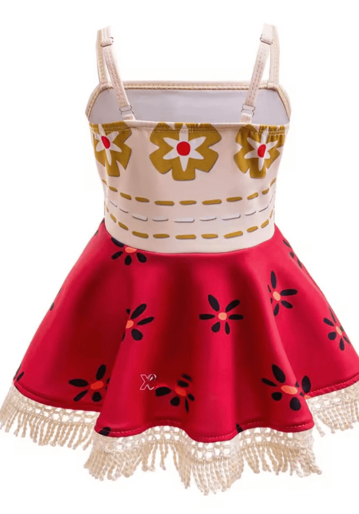 Moana Princess Baby Girl Dress Costume & Necklace - Fox Baby & Co