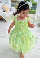 Load image into Gallery viewer, NEW Tinker Fairy Princess Dress &amp; matching Wings - Fox Baby &amp; Co
