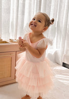 Load image into Gallery viewer, Ballerina Sequins Sparkle Tulle Tutu Dress - Pink - Fox Baby &amp; Co
