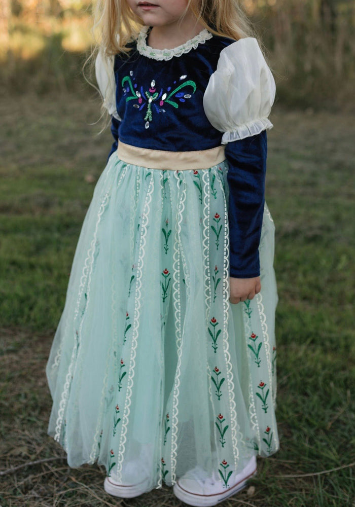Enchanted Anna Princess Long Sleeve Party Dress Costume - Fox Baby & Co