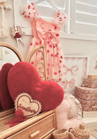 Load image into Gallery viewer, Girl Valentine Bow Big Heart Tulle Dress - Pink - Fox Baby &amp; Co
