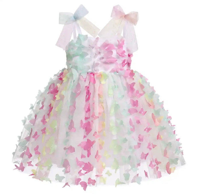 Birthday Tulle Frill Dress - Rainbow Butterfly