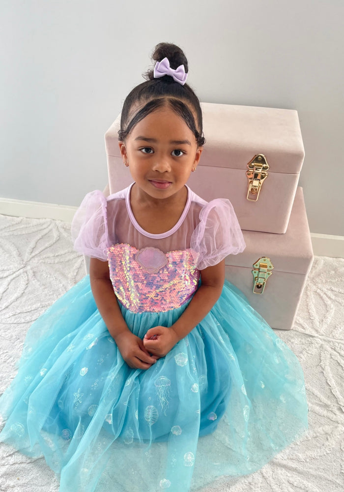 Mermaid Shell Princess Birthday Party Dress - Fox Baby & Co