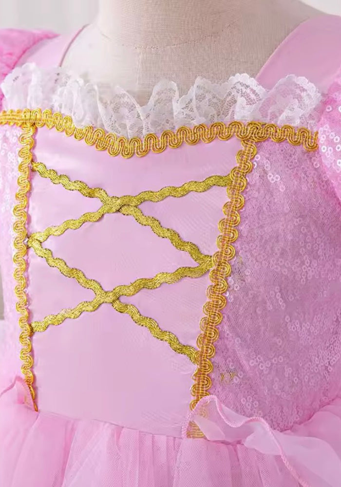 Classic Rapunzel Princess Birthday Luxe Party Dress Costume - Fox Baby & Co