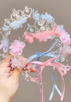 Load image into Gallery viewer, Tiara Floral Birthday Crown Headband
