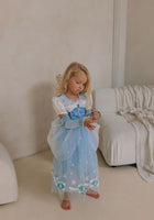 Load image into Gallery viewer, Enchanted Snow Princess Birthday Party Dress Costume with gloves - Fox Baby &amp; Co
