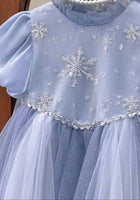 Load image into Gallery viewer, Snowflake Dream Luxe Princess Dress &amp; Cape (limited edition) - Fox Baby &amp; Co
