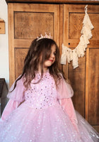 Load image into Gallery viewer, Aurora luxe Sparkle Princess Long Sleeve Party Dress - Pink - Fox Baby &amp; Co
