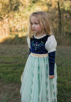 Load image into Gallery viewer, Enchanted Anna Princess Long Sleeve Party Dress Costume - Fox Baby &amp; Co
