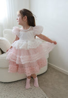 Load image into Gallery viewer, Kid little girl Fairytale Birthday Tulle Dress - Pink - Fox Baby &amp; Co
