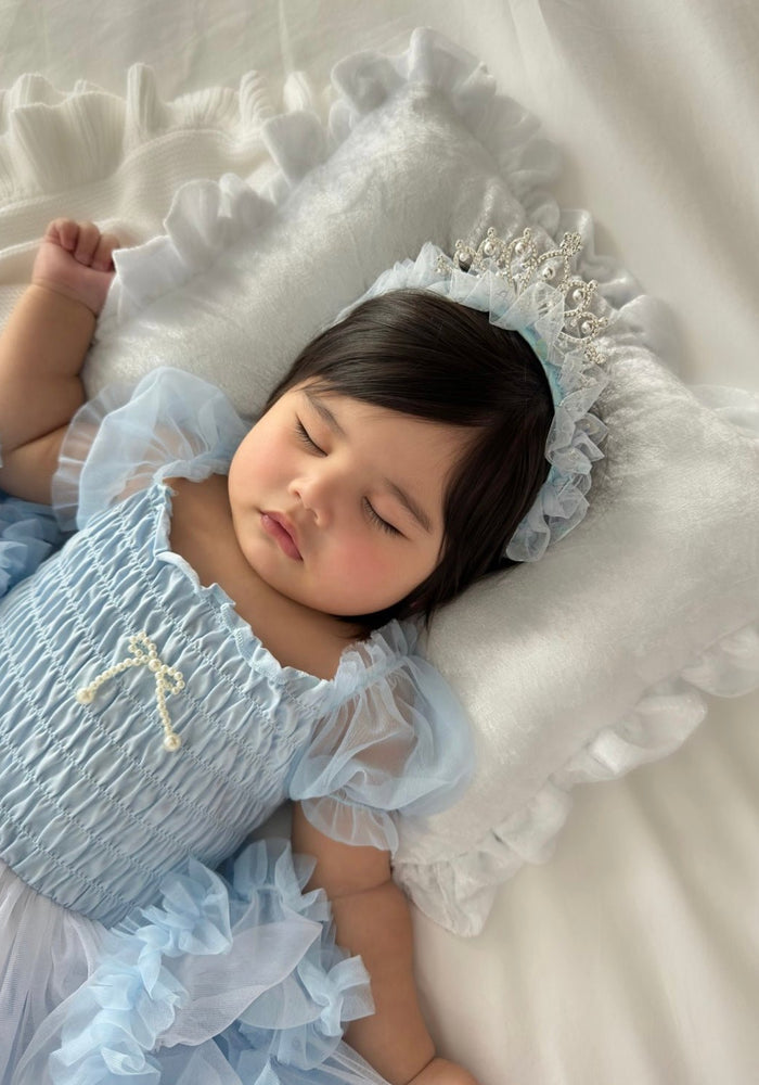 Kids little girls Ballerina Princess Tutu Dress - Blue - Fox Baby & Co