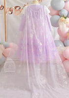 Load image into Gallery viewer, Enchanted Lavender Princess Birthday Long Sleeve Party Dress Costume - Fox Baby &amp; Co
