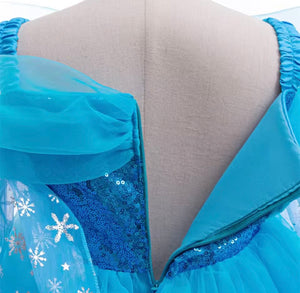 Magical Elsa Snow Princess Birthday Party Dress