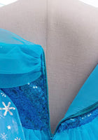 Load image into Gallery viewer, Magical Elsa Snow Princess Birthday Party Dress
