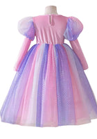 Load image into Gallery viewer, Classic Mermaid Princess Birthday Long Sleeve Party Dress Costume
