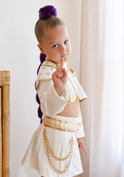Load image into Gallery viewer, Kids Girls K - POP Inspired Demon Hunter Costume Skirt &amp; Top 2 Piece Set - Fox Baby &amp; Co
