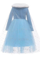 Load image into Gallery viewer, Winter Elsa Princess Long Sleeve Birthday Party Dress Costume - Fox Baby &amp; Co

