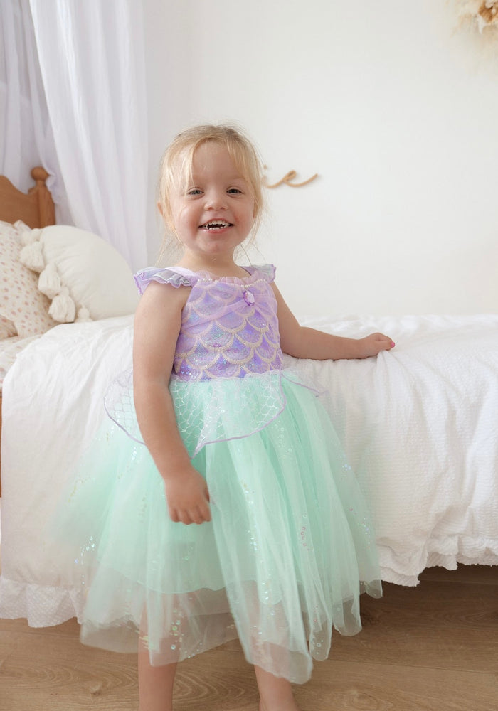 Shimmer Mermaid Princess Party Dress - Fox Baby & Co