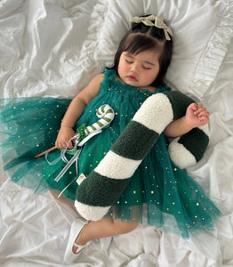 Little Girls Christmas Sparkle Tulle Dress (pre order) - Fox Baby & Co