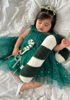 Load image into Gallery viewer, Little Girls Christmas Sparkle Tulle Dress (pre order) - Fox Baby &amp; Co
