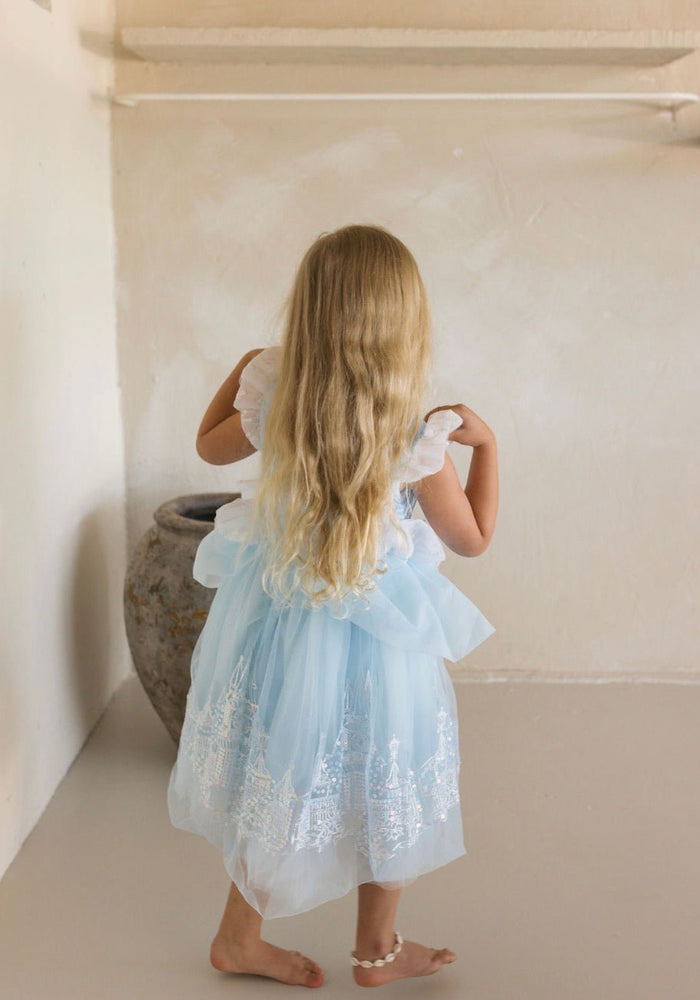 Cinderella Enchanted Castle Luxe Dress & Matching Gloves - Fox Baby & Co