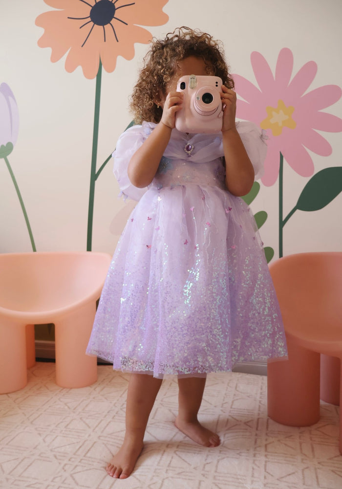 Rapunzel Butterfly Frill Princess Party Dress Costume (Limited Edition) - Fox Baby & Co