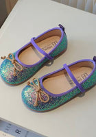 Load image into Gallery viewer, Mermaid Princess Ballerina Ballet Flat Shoes (pre order) - Purple/ Green - Fox Baby &amp; Co
