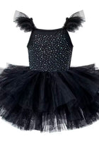 Load image into Gallery viewer, Luxe Ballerina Sparkle Tulle Tutu Leotard - Black

