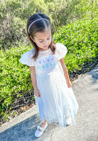 Load image into Gallery viewer, White Snow Princess Birthday Party Dress - Fox Baby &amp; Co
