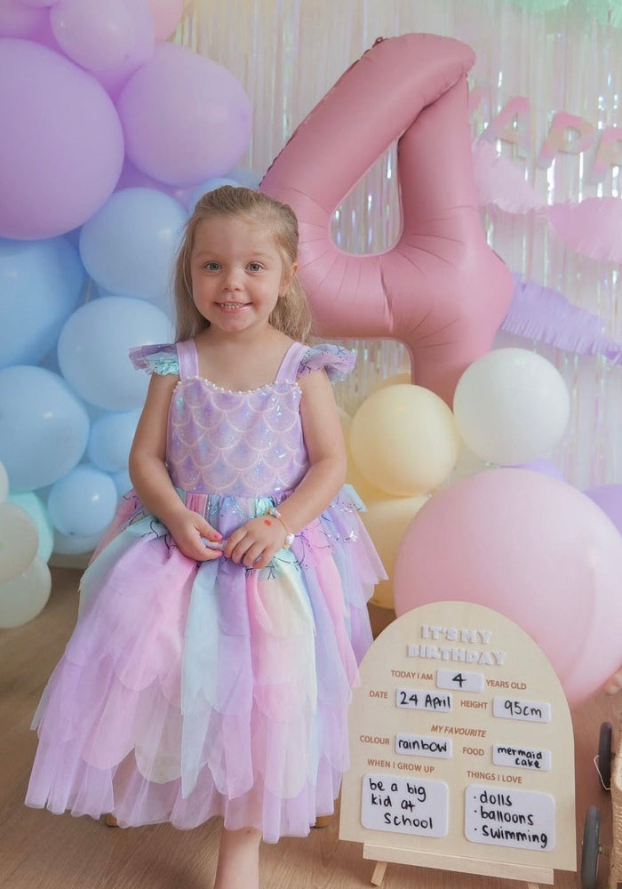 Fairyfloss Mermaid Princess Birthday Party Dress - Fox Baby & Co