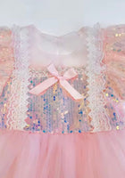 Load image into Gallery viewer, Enchanting Royal Princess Dress Costume &amp; Tulle Bow Clip - Fox Baby &amp; Co
