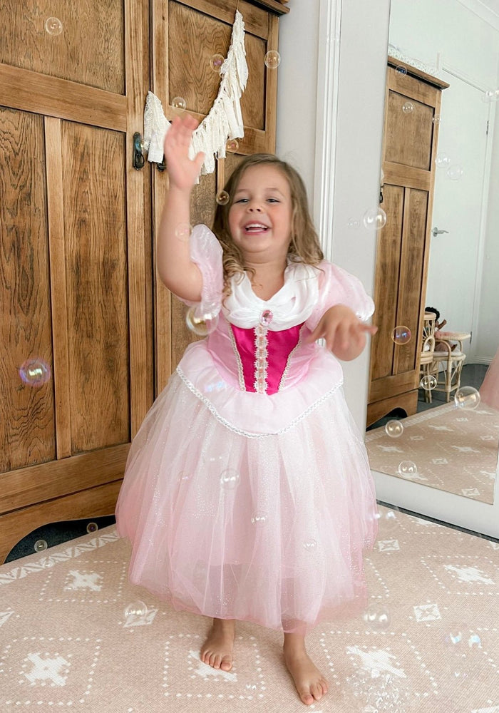 Pretty in Pink Princess Birthday Party Dress Costume - Fox Baby & Co