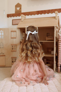 Christmas Tutu Stars & Moons Little Girls Tulle Dress - Pink - Fox Baby & Co