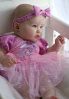 Load image into Gallery viewer, Baby Girls Violet Rapunzel Tutu Tulle Romper with bow - Fox Baby &amp; Co
