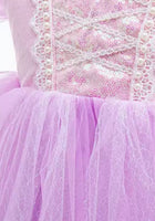 Load image into Gallery viewer, Whimsical Rapunzel Princess Puff Sleeve Party Dress Costume - Fox Baby &amp; Co
