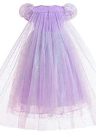 Load image into Gallery viewer, Purple Shimmer Princess Party Dress Costume with cape - Fox Baby &amp; Co
