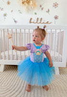 Load image into Gallery viewer, Mermaid Princess Birthday Tutu - Fox Baby &amp; Co
