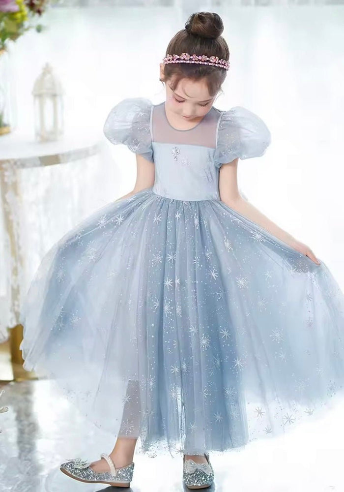 Snow Elsa Princess Birthday Party Dress Costume - Fox Baby & Co