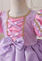 Load image into Gallery viewer, Mini Baby Rapunzel Luxe Princess Birthday Party Dress - Fox Baby &amp; Co
