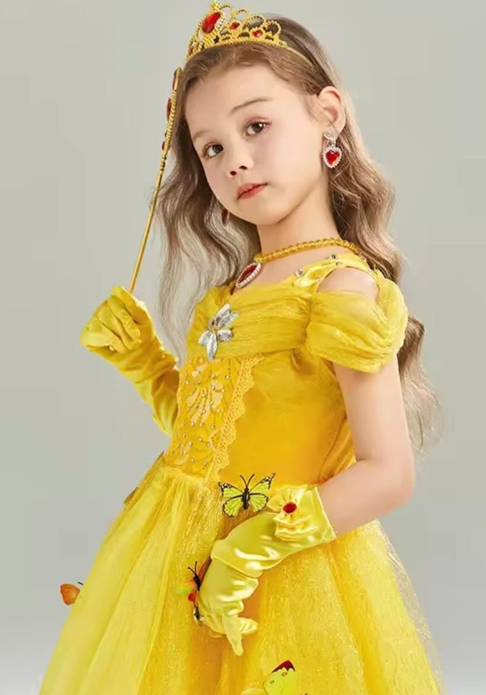 Belle Butterfly Princess Party Dress Costume - Fox Baby & Co